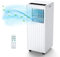Acekool Mobile Klimagerät 7000 BTUs, 3-in-1 Klimaanlage, Luftentfeuchter 30L/Tag, 2-Stufen-Ventilator, Kühlen, Digitales Display, Fernbedienung, 24-Stunden-Timer - Ideal für Wohnungen, Zimmer