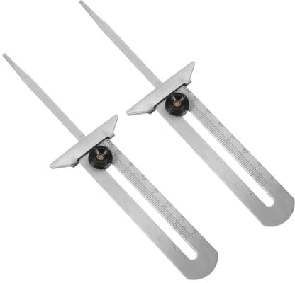 SWOOMEY 2piezas Medidor De Profundidad De Neumáticos Para Medir El Desgaste Banda De Rodadura De Vehículos Rango De Herramienta Esencial Para Mantener La Seguridad La Conducción