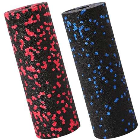 HDGSAFD 2 Pezzi Mini Rulli di Massaggio, Strumenti di Rilassamento Muscolare, Rulli in Schiuma, Strumenti di Massaggio Manuali, Accessori Sportivi.