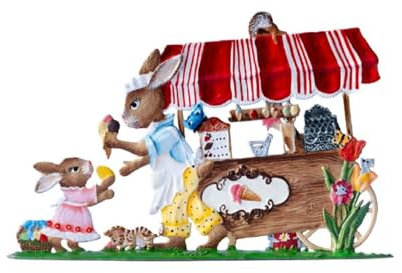 Wilhelm Schweizer Figur aus Zinnlegierung Hase Eisverkäufer Jahreshase 2025