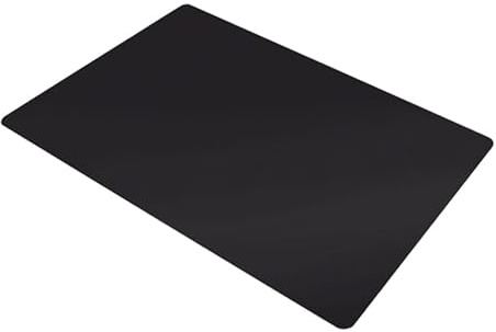 Best for Home Bodenschutzmatte Schwarz Matte 140x100cm | Bürostuhl-Schutzmatte | Bodenschutz für Schreibtisch | Klare Bodenmatte | rutschfest & Langlebig | Komfortabel für den Arbeitsplatz