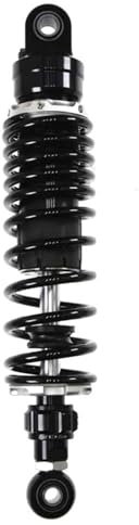 YSQIFBABD Federbein 1 Pcs 290mm-360mm Motorrad Dämpfung Einstellen Hinten Stoßdämpfer Universal Für Suzuki ATV Hinten Suspension Hinten Air Stoßdämpfer Aufhängung(290mm Black Round)