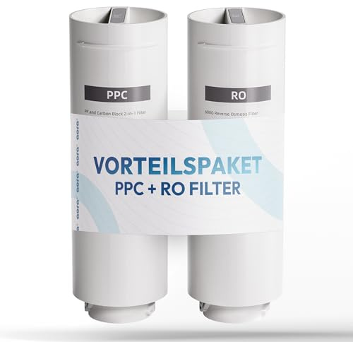 aora Filtre RO & PPC pour système d'osmose inverse GT600 – Pour une eau potable sûre – Filtre à eau osmose avec 8 niveaux de filtration et changement de filtre en 3 secondes – Système d'osmose sous