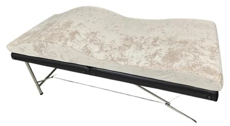 Wave Matratze Memory Foam Gebogene Topper Wimpernbett anpassen Matratze Samt Wimpernverlängerungsbett Beauty Spa Massage Wimpern Matratzenauflage(Color 3)