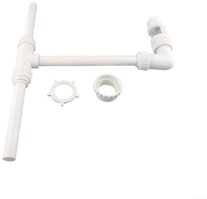 Drivstraw Verstellbarer Dual-Pool-Wasserfallbrunnen mit 2-Sprüh-Sprinkler für Schwimmbadkühlung, PVC-Poolausrüstungsteil für den Außenbereich Garten & Spa