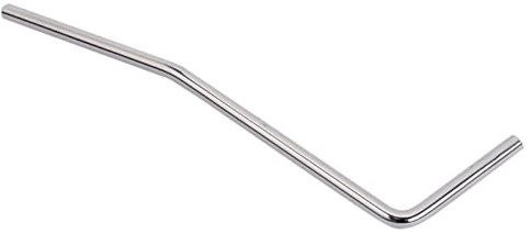 Homoyoyo Levier Guitare Électrique en Métal Argenté, Bras de Manivelle Compatible Système Trémolo, Accessoire Solide et Léger pour Instruments Musique, Remplacement Gaq211