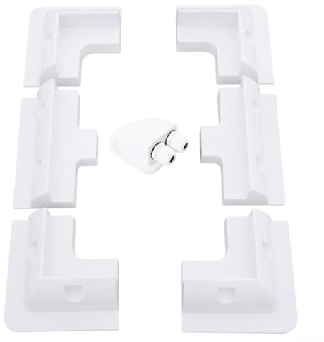 Soportes de montaje de panel solar, abrazaderas de esquina ajustables para techo de caravana, barco, caravana, fijaciones de plástico ABS elevadas con prensaestopas IP68 para disipación de calor