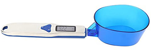 Marhynchus Digital Skedvåg med 3 Löstagbara Skedar 500g/0,1g LCD Matvåg för Vägning Av Fasta och Flytande Ingredienser (enda sked)