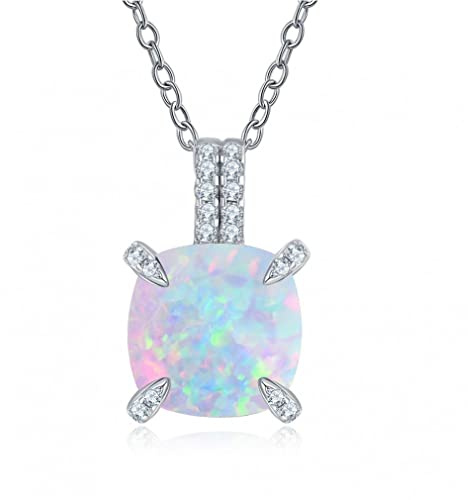 3.41ct naturliga ädelsten röd granat sterling silver kedja fina smycken för kvinnor