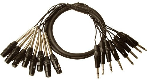MUSIC STORE Multipaire Studio/Eco 8/XLR-jack. 5 m/XLR femelle > Jack sym - Câble multiconducteur analogique