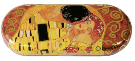 Fridolin Brillenetui Gustav Klimt Der Kuss, 16x6.6x2.8 cm