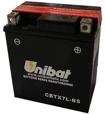 Unibat - YUASA CBTX7L-BS - Batterie pour moto et scooter
