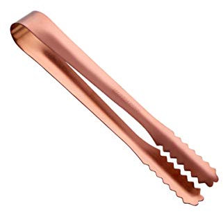 Moonbaby 2 Pcs Ice Clip Stainless Steel Ice Tongs Kitchen Accessories Rose Gold