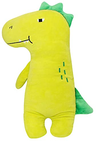 JFAN Auto Sicherheitsgurt fur Kinder Erwachsene Automobil Kissen Cartoon Gurtpolster Komfort Reise Abnehmbar Dinosaurier Einhorn Kissen (Grüner Dinosaurier)