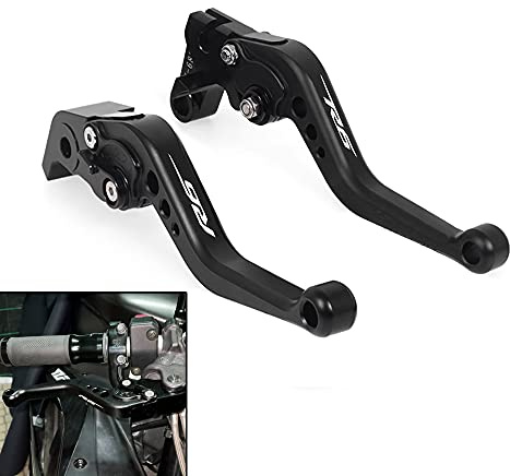 Motorrad Bremskupplung kurze Hebel für Yamaha YZF-R6 YZF R6 2005-2016 Linker rechter Griff Hebel verstellbar 1 Paar