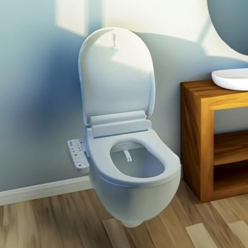 Broyeursani Smart Toilet Seat - Abattant WC japonais lavant électrique, Blanc