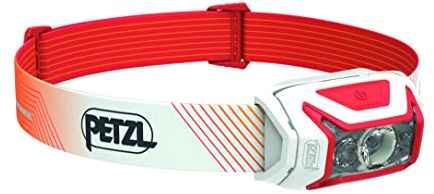 PETZL - Stirnlampe ACTIK CORE - 600 Lumen, Rot, Wird mit dem CORE-Akku geliefert