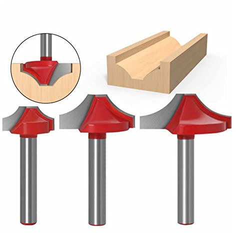 LRJSKWZC Router Bits 1 Pack 6mm Handle Wood Router Bit Straight Knife Flush Trim Cleaning Engraving Machine Woodworking Bit Bit Cutter (Cutting Edge Length : 6 16)