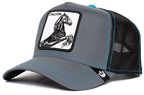 Goorin Bros. The Farm Reflective Collection - Cappellino da Camionista Regolabile, Unisex, Taglia Unica, Nero, Taglia Unica