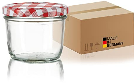 BigDean 48 Marmeladengläser 230ml mit Deckel kleine Schraubgläser TO82