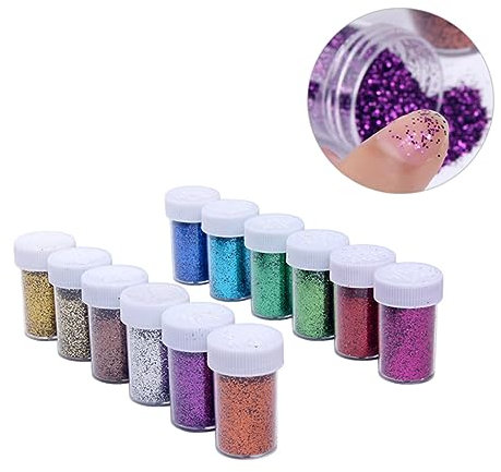 STOBOK 12-in-1-nagelpigment 20 G Pro Flasche Vielseitig Einsetzbare Basteldekorationen für Zu Hause