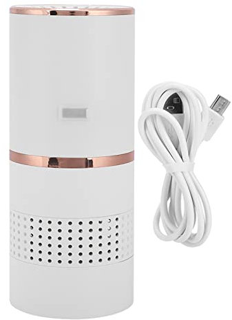 Purificador de Aire para Coche, USB Profesional Portátil Purificador de Aire para Coche, Filtro HEPA, Pequeño Purificador de Aire Portátil con Cable USB para Fumadores, Polen,