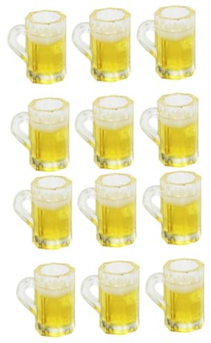 HEMOTON 40 Stück Mini Biergläser Kinderspielhaus Zubehör Kinder Mini Spielzeug Taschenmöbel