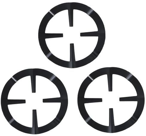 Veemoon Support Pour Cafetière Moka Et Grille De Brûleur, Lot De 3 Pièces, Acier Inoxydable Antirouille, Noir, Compatible Cuisinière à Gaz, Ustensiles De Cuisson Stables Pour Maison Et Restaurant