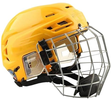 Baoblaze Eishockey-Spieler-Helm mit Gesichtsmaske, professionelle Übung, Wettkampf, Training, Übungsausrüstung, Schlittschuh-Helm, XL