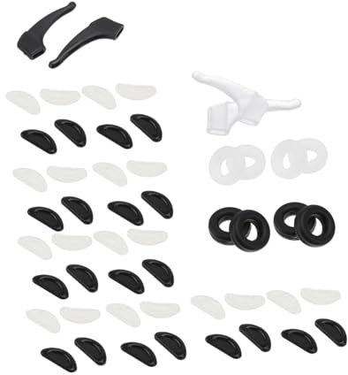 ZUNOXAZ Nasenstütze Für Brillen Aus Silikon Non-Skid Brillen Beine Retainer Nasenpolster Für Schwarz Und Weiß Zum Laufen Und Schwimmen