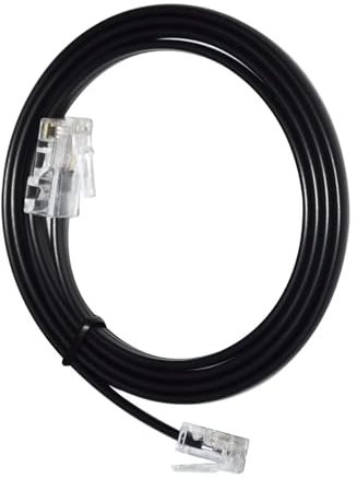 CAVO DI PROLUNGA RJ11 6P4C TO RJ45 8P8C for MODEM ETHERNET DATI PATCH TELEFONO CONNESSIONE INTERNET AD ALTA VELOCITÀ A BANDA LARGA(5m)