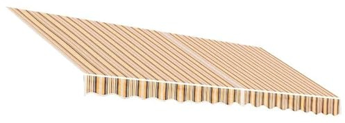 Rivestimento per tende da sole 4 x 3,5 m, multicolore, 100% poliestere, con rivestimento in poliuretano, impermeabile e resistente ai raggi UV, per terrazza, giardino e balcone