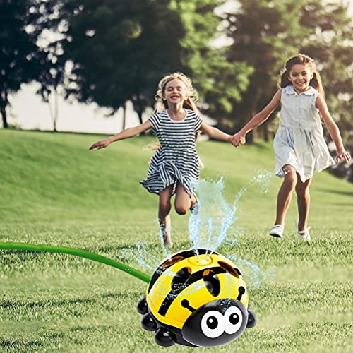 Ejoyous Arroseur d'eau, jouet d'arroseur rotatif, amusant et facile à jouer en plein air pour les enfants de 3 à 12 ans, plastique ABS durable, parfait pour la pelouse et (1)