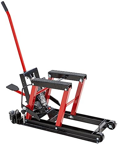DEMA Motorrad-Hebebühne 680 kg – ATV, Quad, Motorradheber, Werkstattbühne, Motorradständer – hydraulisch, stabil, höhenverstellbar – für Werkstatt, Garage, Reparaturen