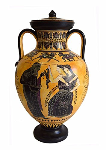 Estia Creations Dionysos with Maenads-Amasis Antike griechische Amphore Replika Cabinet des Médailles