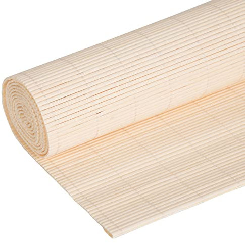 SHRHZJ Bambus Rollo,Bambus Raffrollo, Natur ?Holzrollos,Sonnenschutz Und Sichtschutz Rollo Für Fenster Und Türen,Raumhohe Fenster/Restaurant/Korridor (100x180cm(39x71in),Bamboo)