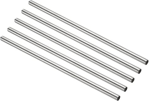 PATIKIL Puits Thermométrique Tuyau Immersion Puit 1/4 ID 9/32 OD 8 Acier Inox 304 pour Sans Soudure Puits Thermométrique Brassage Thermomètre 5pcs