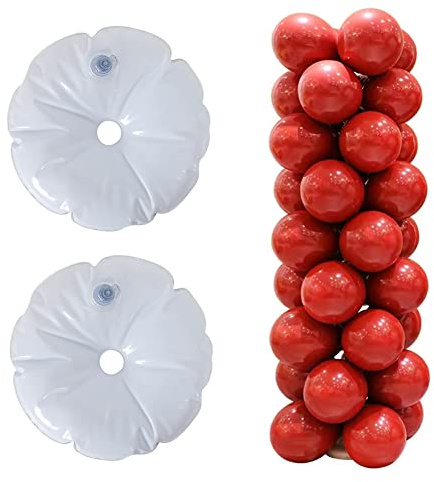 Ragyzity Water Fillable Base for The Balloon Column, 2 Pieces Balloon Arch Stands Base Heavy Weight Water Bag, Fillable Base for Balloons for Wedding Graduation Party Ceremony (2pcs)