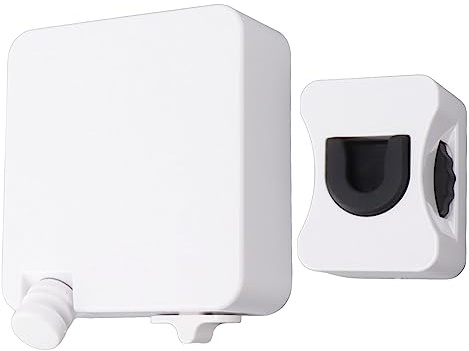 Asixxsix Ausziehbare Wäscheleine, 6M Heavy Duty Wäschetrocknende Linie 304 Edelstahl justierbare an der Wand befestigte tragbare Kleiderlinie für Home Travel Camping, 55.1lb Lastlager (9026W Weiß)