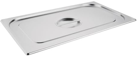 CateringBase Ltd Stainless Steel Lid With Centre Handle For 1/1 Gastronorm Pan,530 x 325 mm