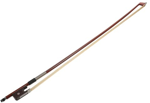 Brasilianischem Holz Violoncello Bogen, Braun, für Anfänger | Ausbalanciert, Angenehmes Spielgefühl, mit Pferdehaar für Klaren Ton