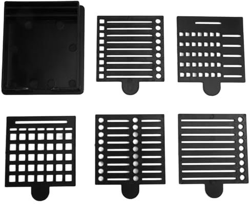 Rtauhife 3x3 Selbstklebender Notizblock- mit Notizhalter-Clip und Schablonenvorlage