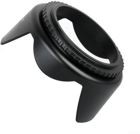 Paraluce da 49 mm, 52 mm, 55 mm, per Sony, design floreale, riduce il bagliore e migliora il contrasto, perfetto per fotografia all'aperto (58 mm)
