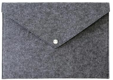 44 cm x 32 cm A3 Dateiordner mit großer Kapazität Filztaschen Business-Aktentaschen Schreibwaren-Organizer Aufbewahrungstasche Dokumententaschen Geschenke(Black)