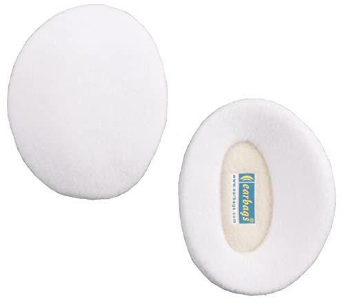 Earbags Ohrenwärmer Standard, reinweiß, M, earbags Fleece
