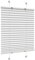 Victoria M. Easyfix Plissee Faltrollo ohne Bohren Plisseeanlage Klemmfix mit Klemmträger für Fenster und Türen, Größe: 90 x 120 cm, Farbe: Weiss