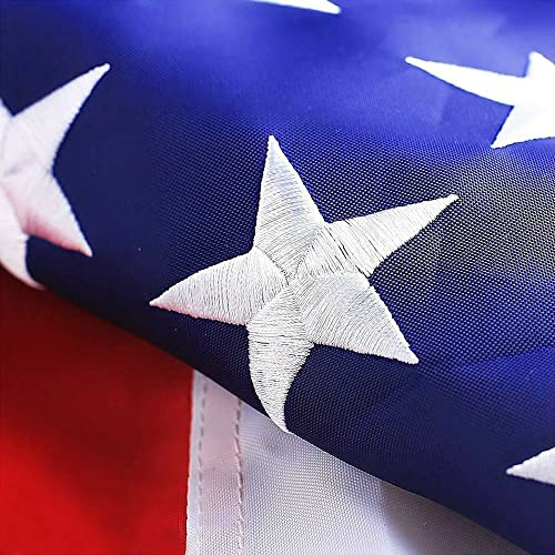 G128 bandera americana de los estados unidos ee.uu. 4x6 pies deluxe bordado estrellas cosido rayas arandelas de latón