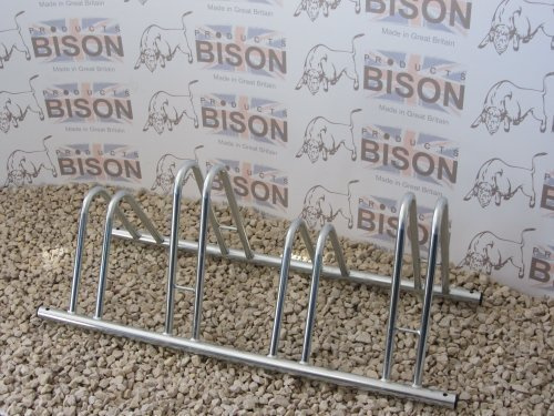 Bison 4 Section Dual Height Cycle Rack