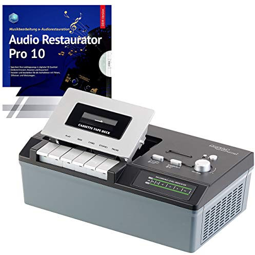 auvisio Kassettenrecorder: USB-Kassetten-Player UCR-2200 zum Abspielen & Digitalisieren (Kassettenspieler, Kassettenabspielgerät, Tonbandkassetten)