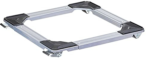 WAGNER Chariot de déménagement MM 1195 I 46-66 x 5 cm Surface de Chargement réglable - Charge 220 kg - 2 Freins - pour Le Transport de Marchandises de différentes Tailles I Charge protégée - 20119501